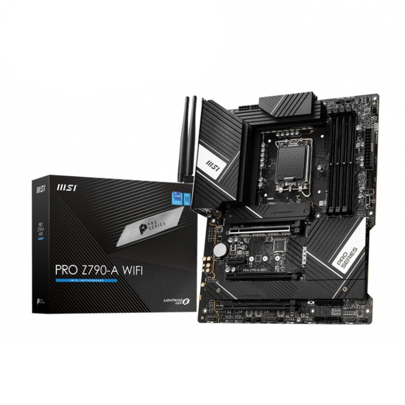MSI Pro Z790-A Gaming WIFI DDR5 LGA1700 Intel ATX Gaming Motherboard - اللوحة الأم